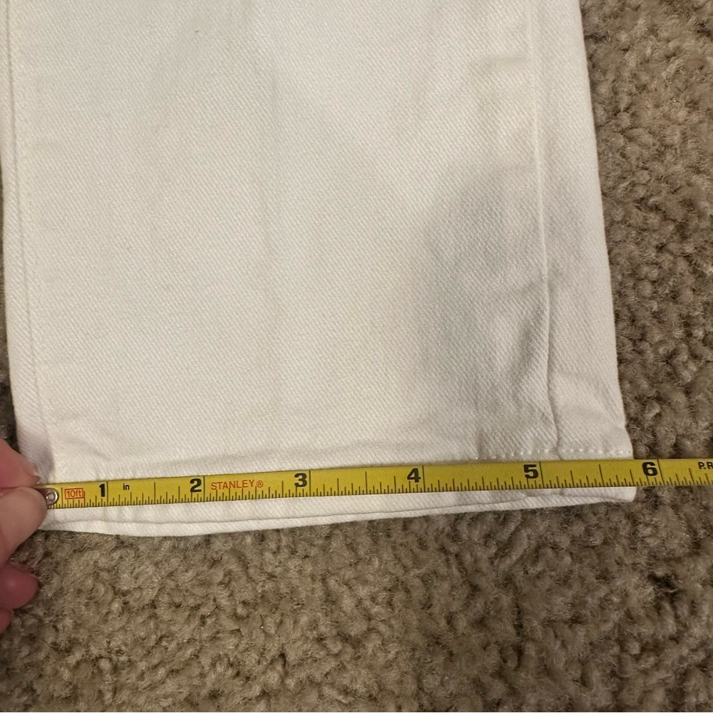 Paige White Women's Jeans Skyline Ankle Peg Size 28 Inseam 28 Pants Old Money - Picture 8 of 10